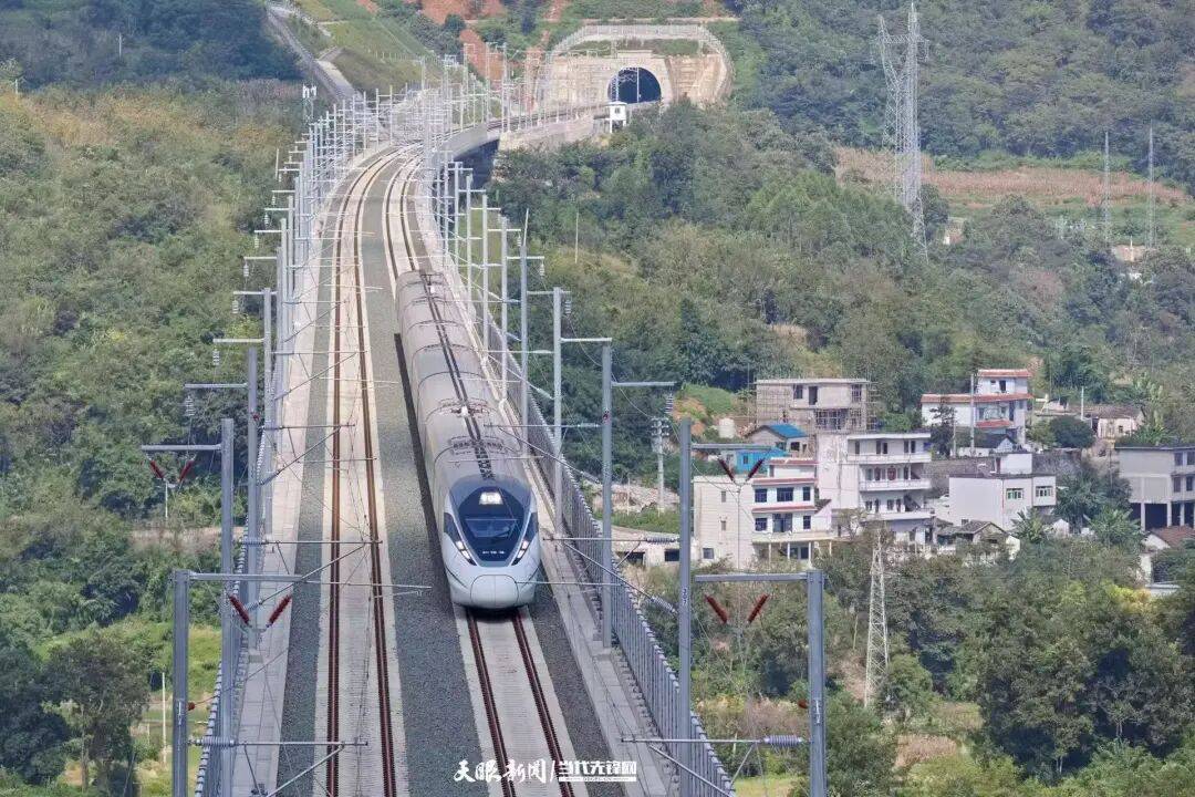 开始试运行!贵州市市通高铁进入倒计时
